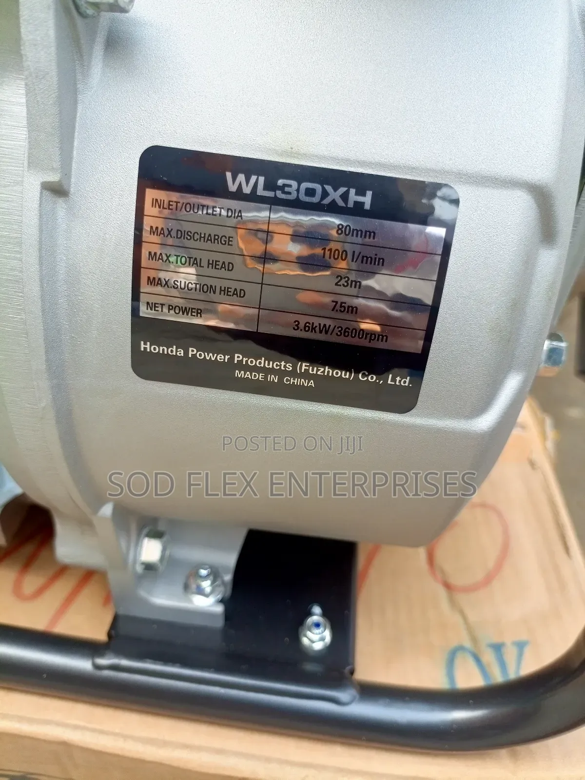 3" Original Honda Durable Pumping Machine