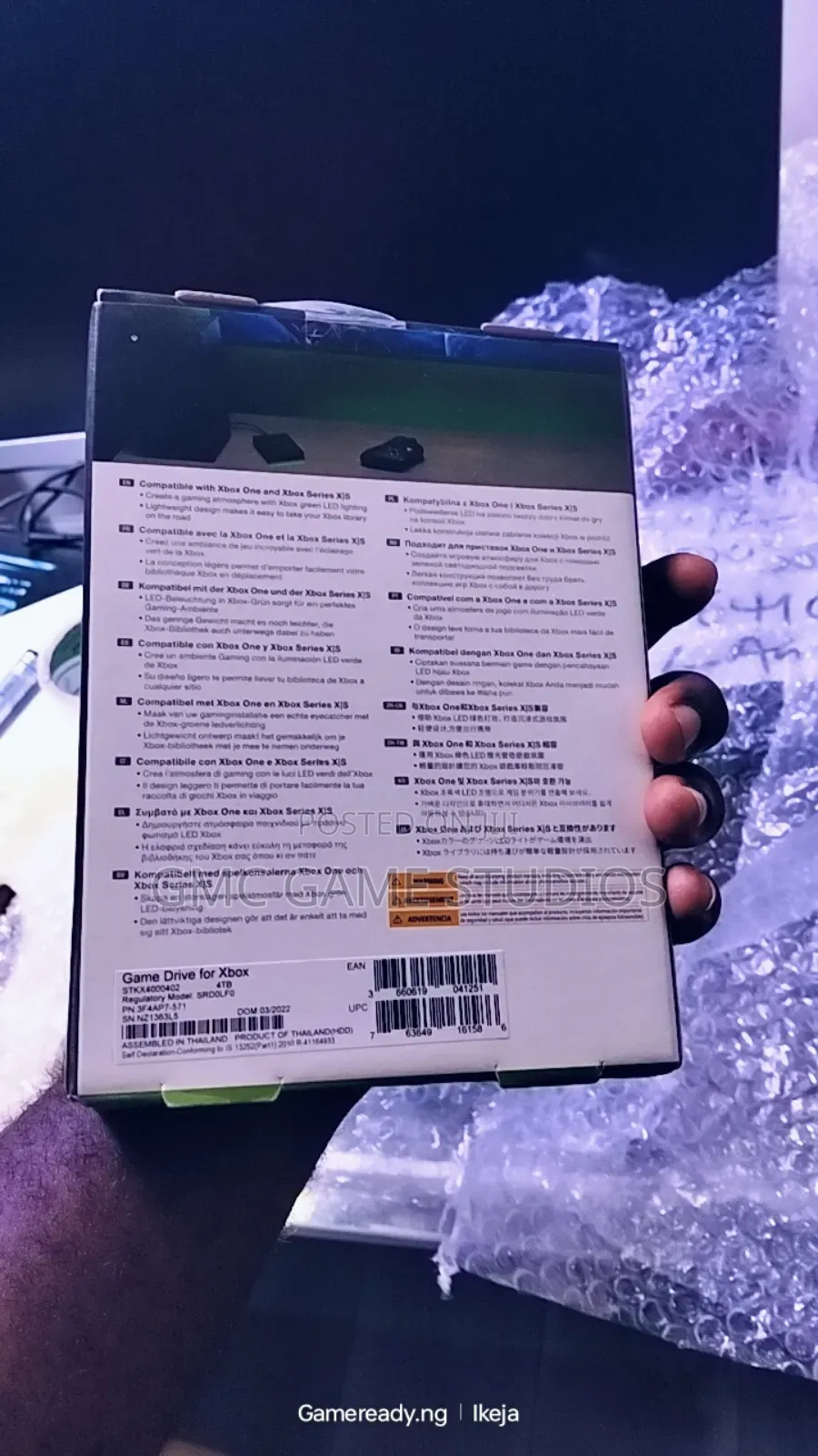 Over 500 Games Loaded in Hard Drive
