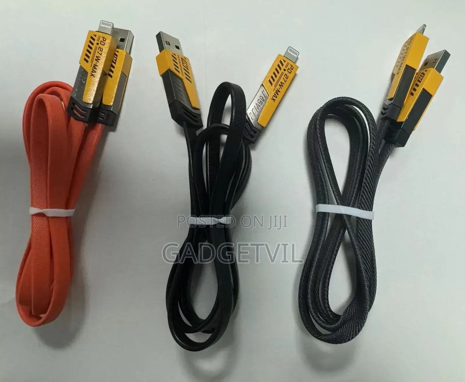 65w 2 To 2 Mecha 4 In 1 Fast Charging Data Cable
