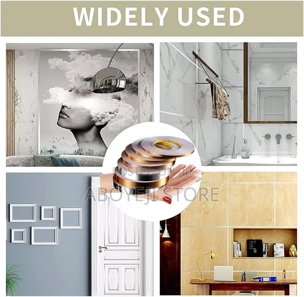 Gold Tape Self Adhesive (5,10,15)Cm