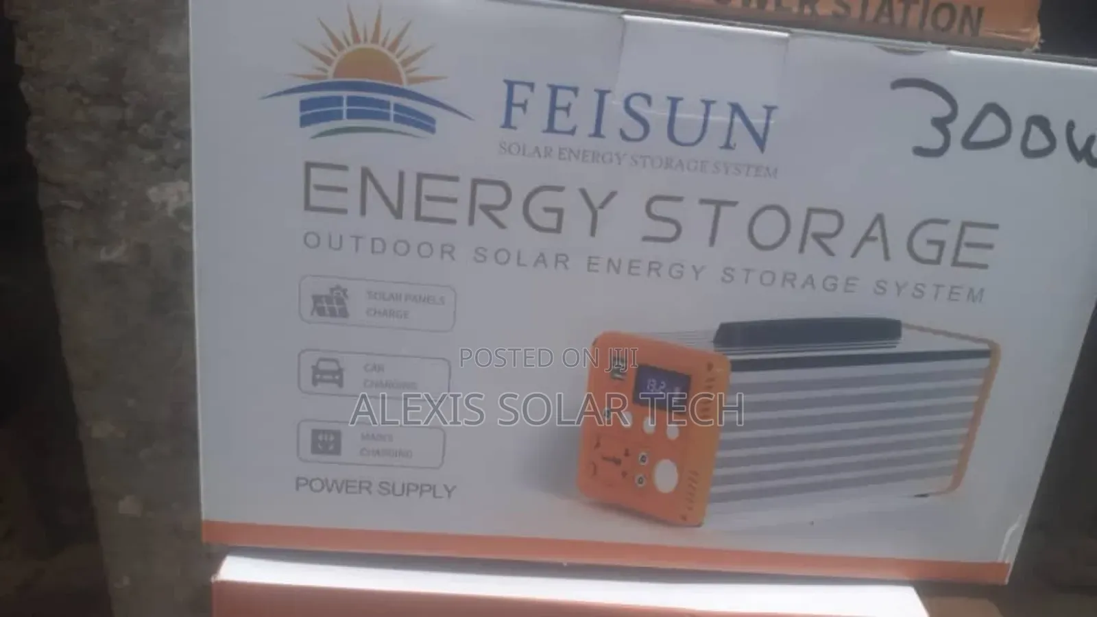 300w Portable Solar Generator