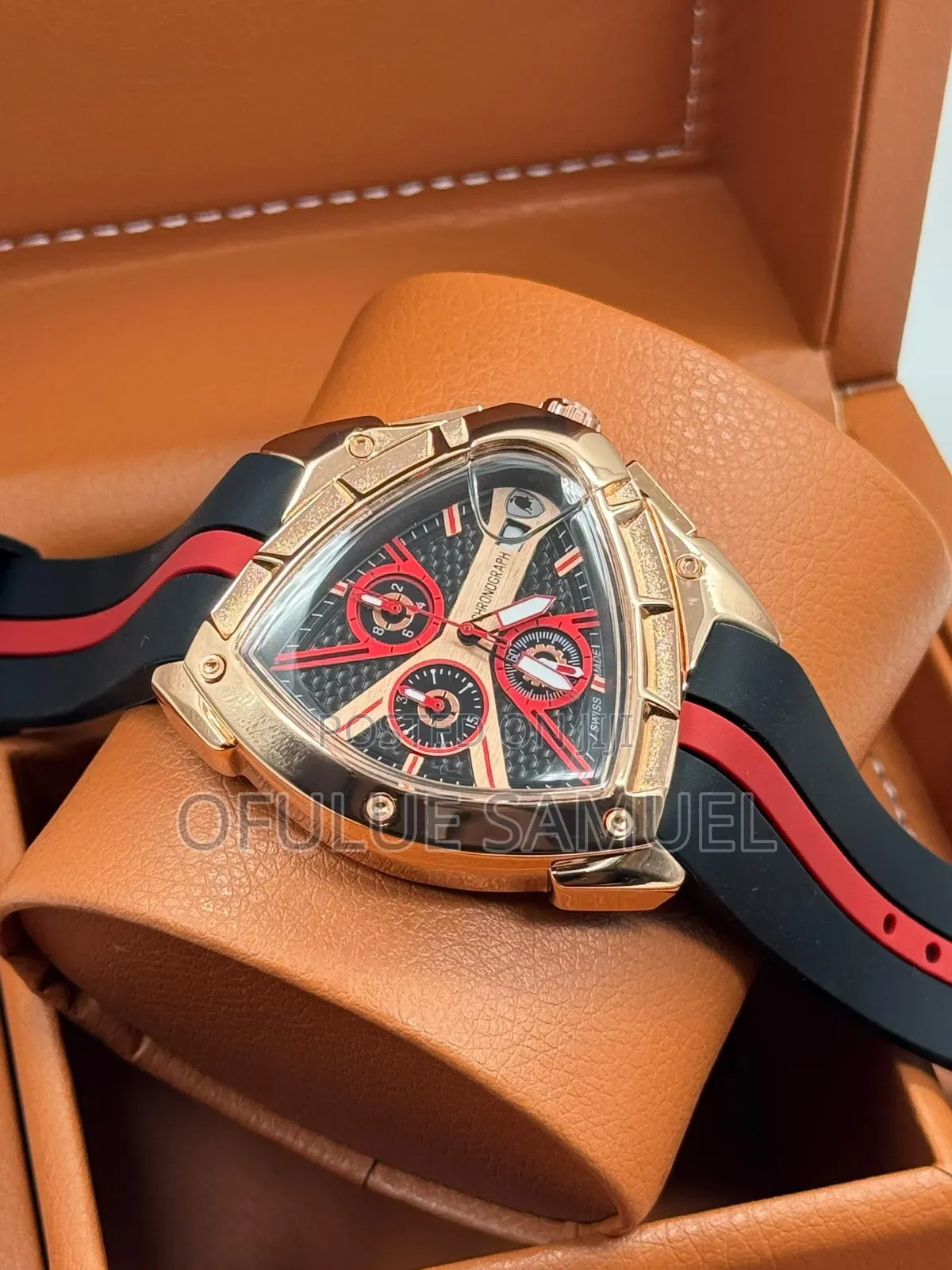 Lamborghini Rubber Strap Wristwatch