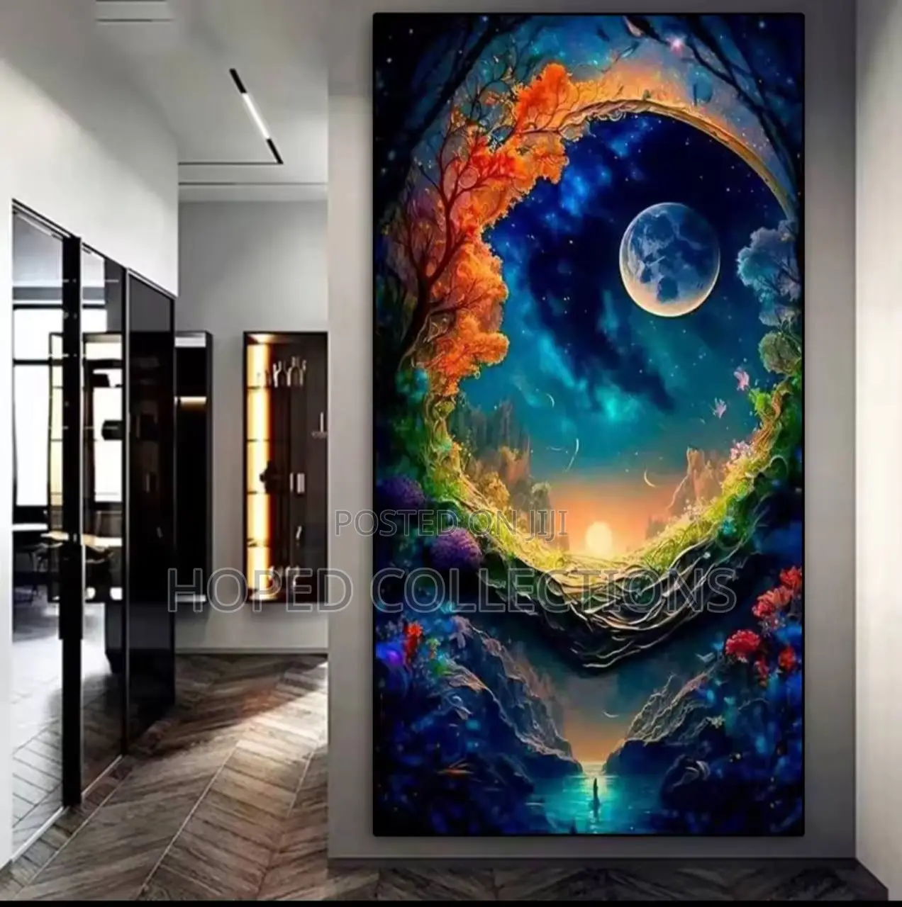 Colorful Flower Wall Art.
