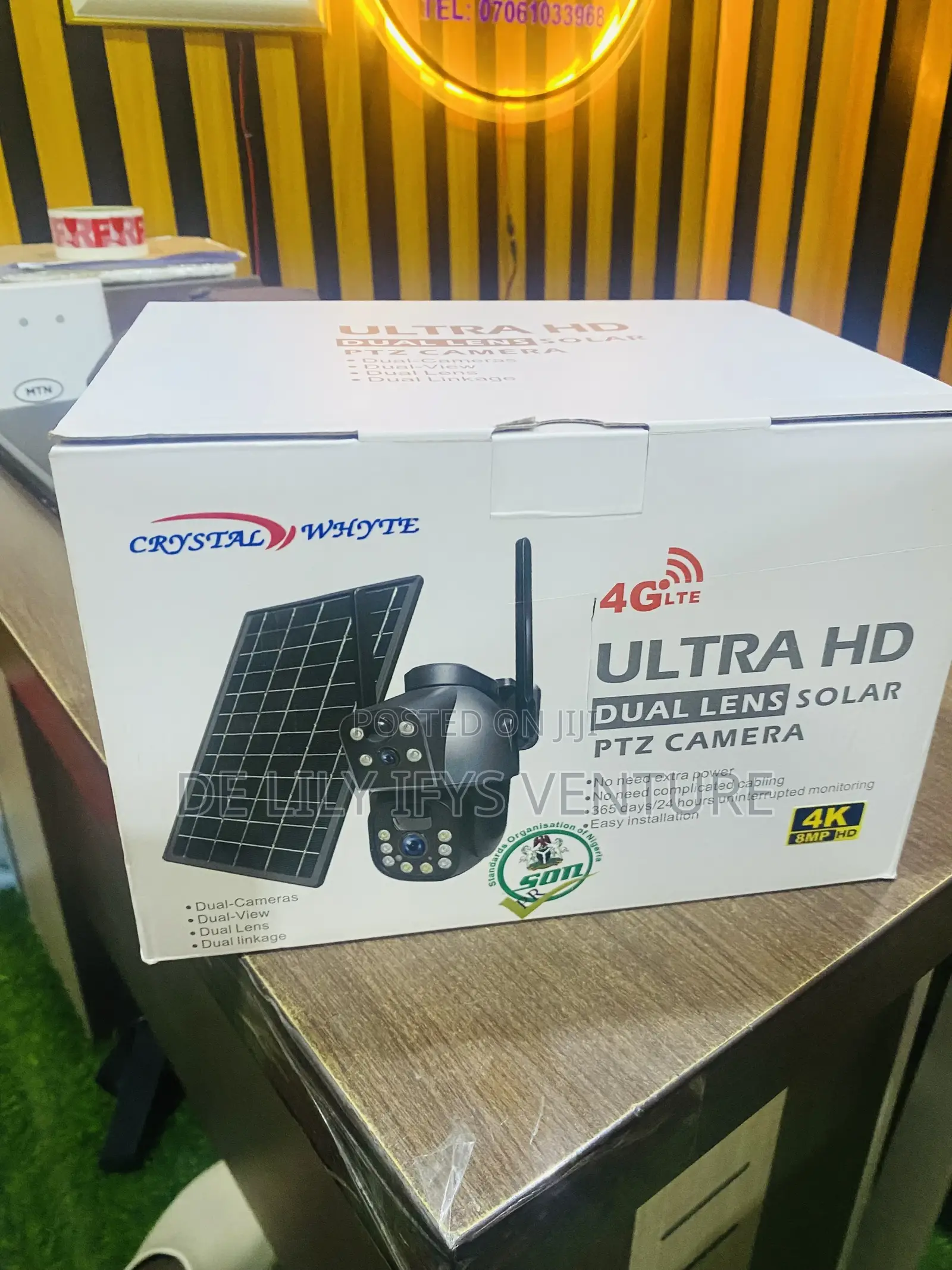 Ultra HD Dual Lens Solar PTZ Camera