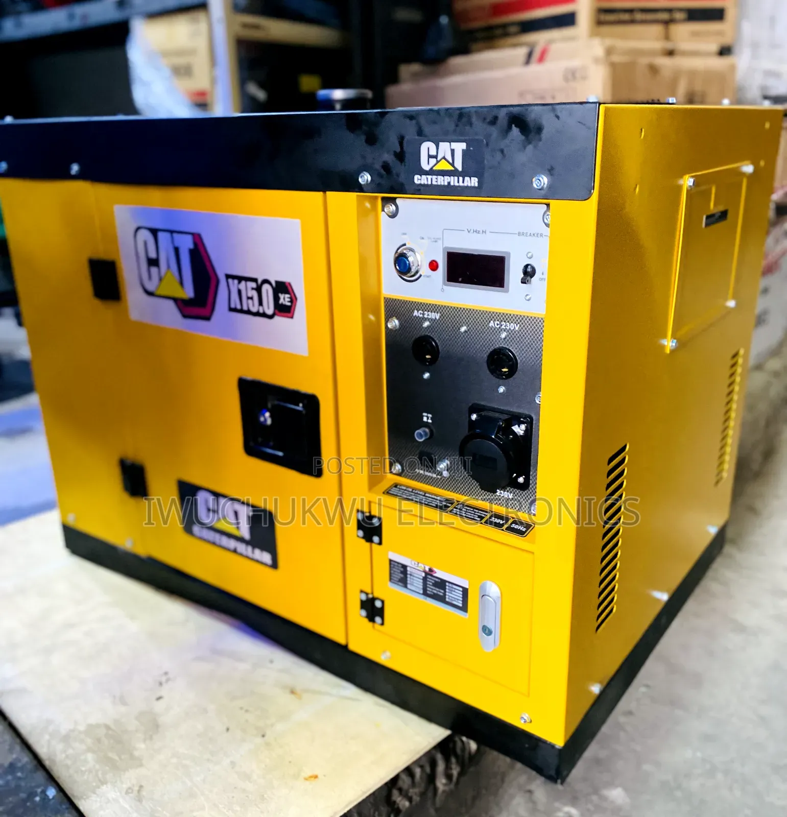 Brand New CAT 13/13.5kva Diesel Silent Generator