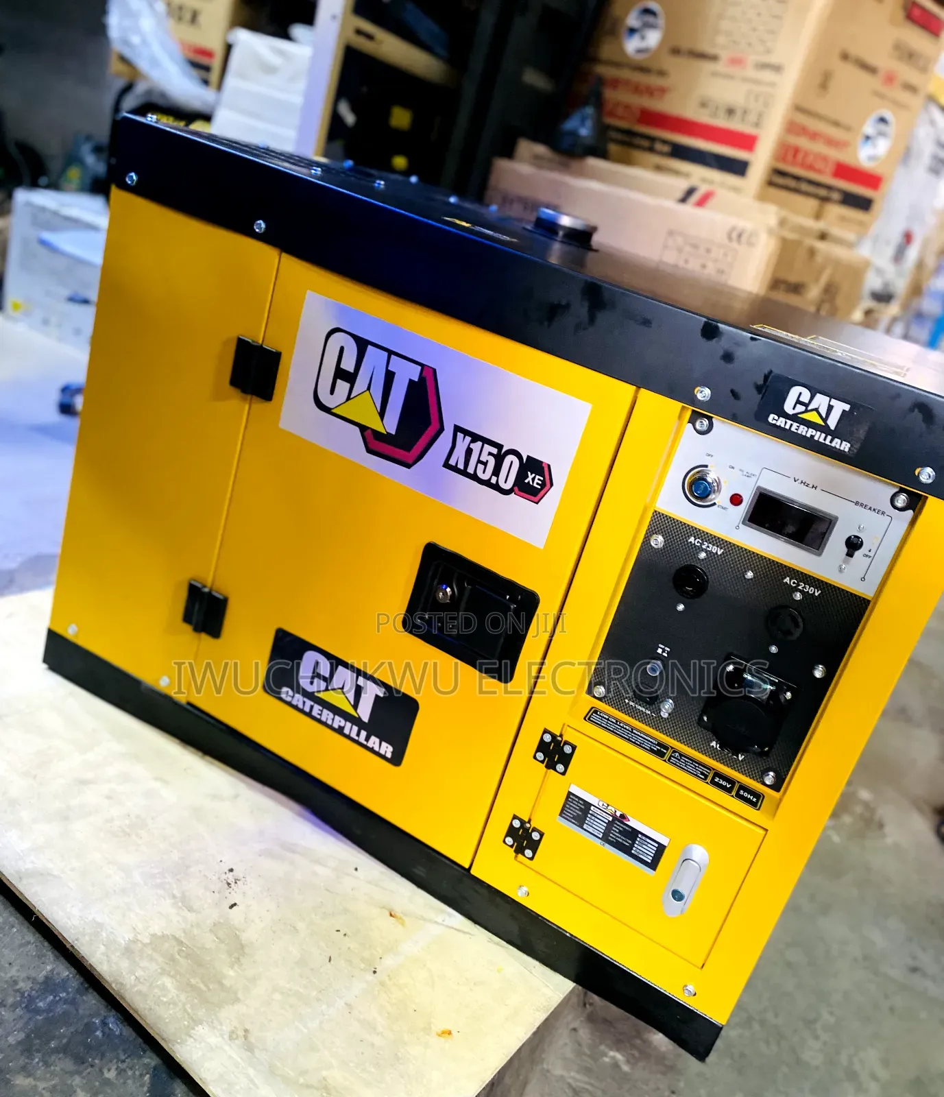 Brand New CAT 13/13.5kva Diesel Silent Generator