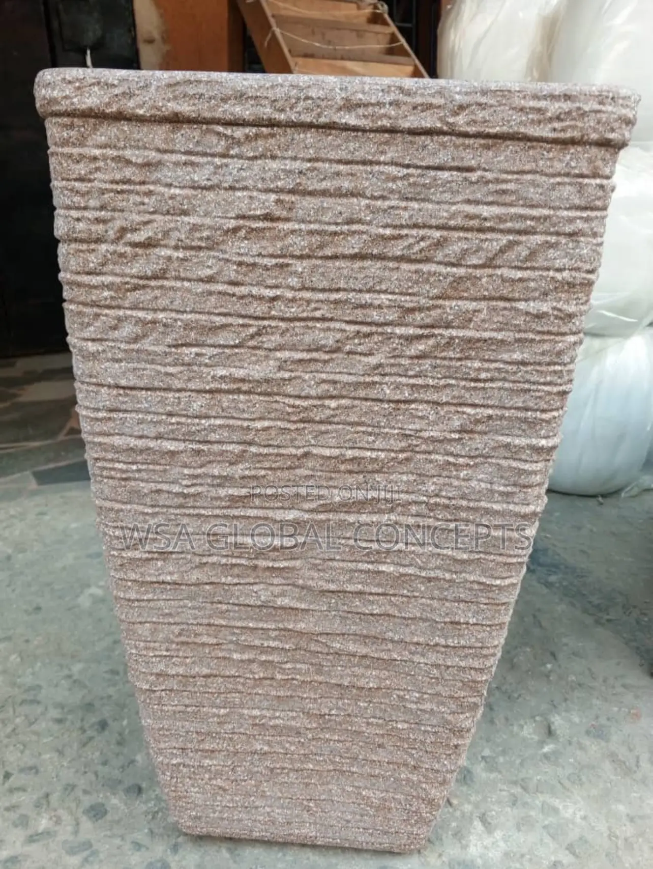 Biggest Sizes of Fiber Rubber Flower Pots