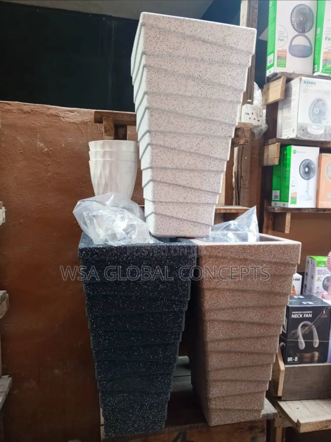 Biggest Sizes of Fiber Rubber Flower Pots
