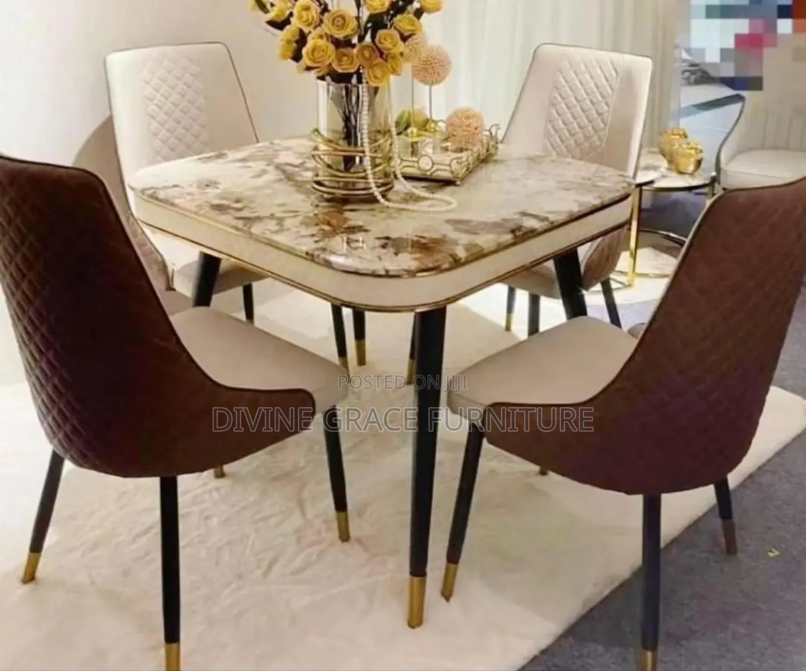 Compact Modern Dining Set Fo 4