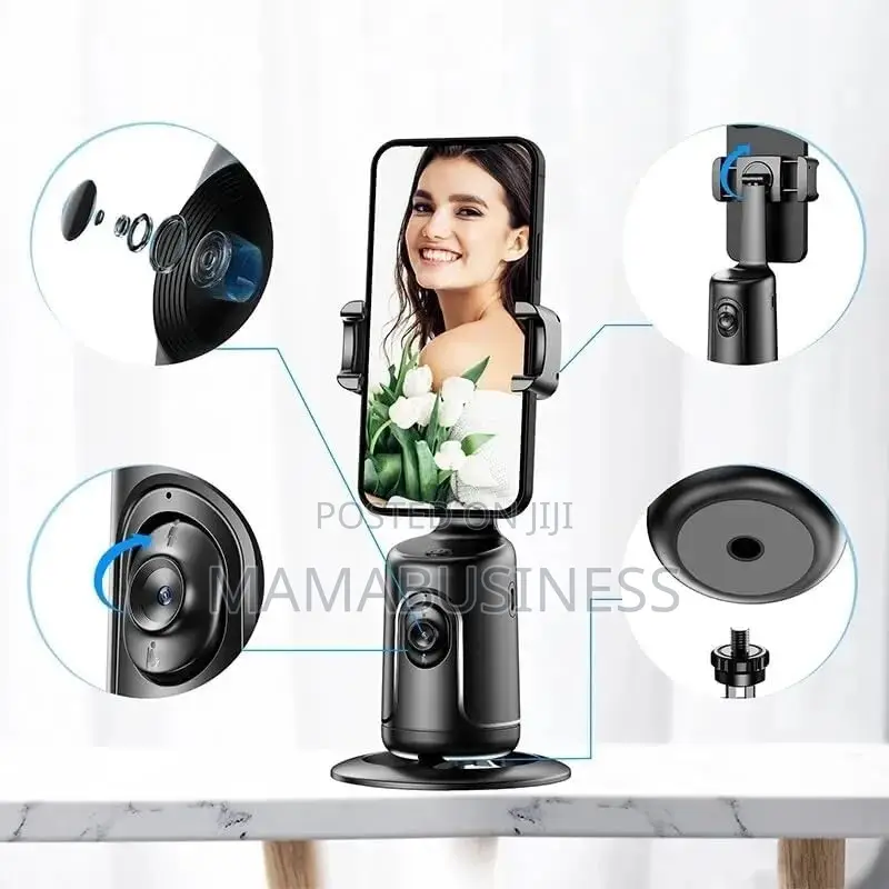 Auto Facial Tracking Live Video Streaming Phone Holder-Po1