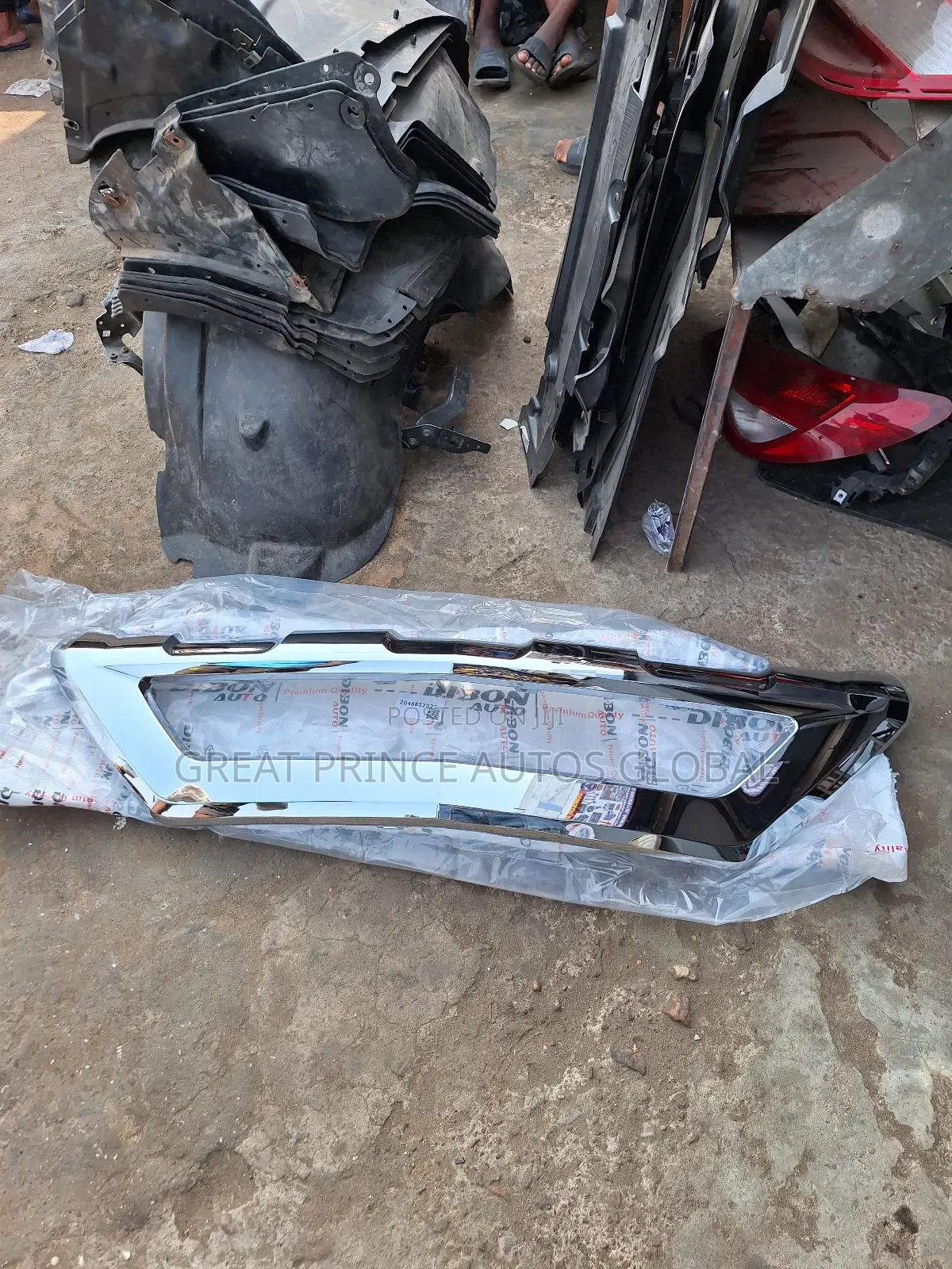 Front Bumper Stainless Chrome GLK350 2015 AMG Model