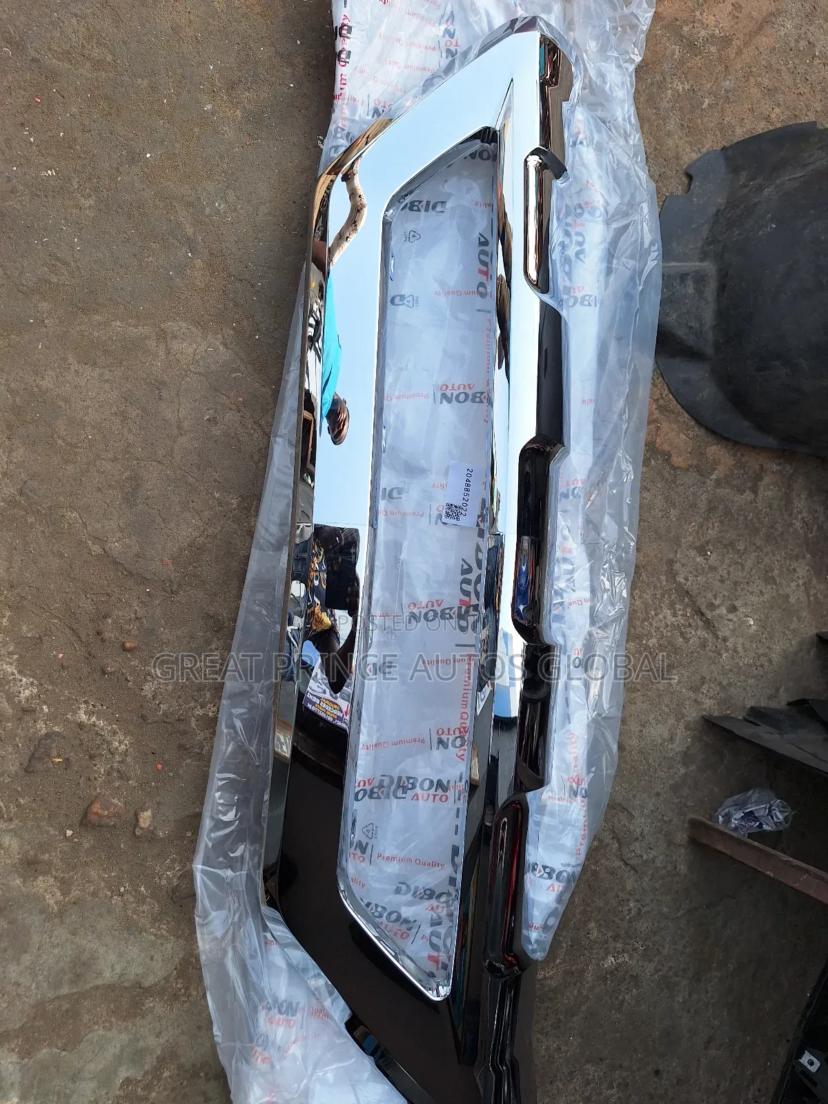 Front Bumper Stainless Chrome GLK350 2015 AMG Model