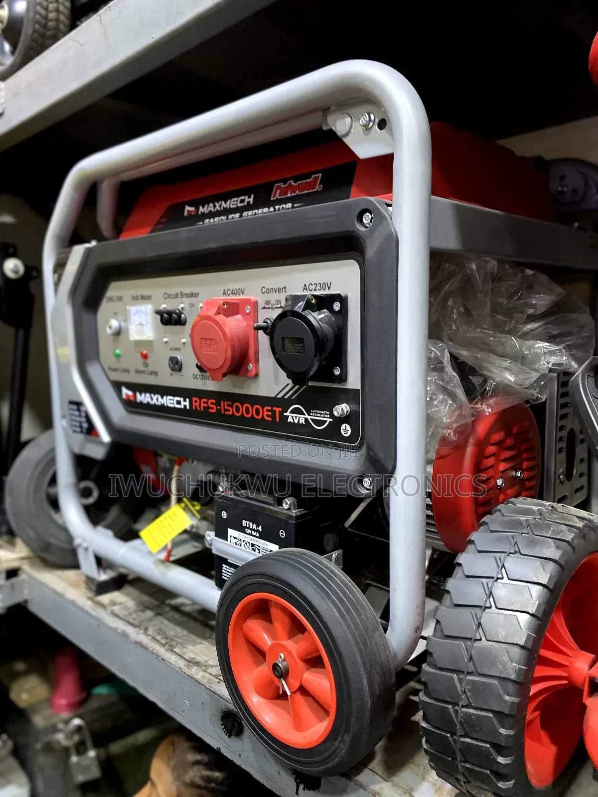 Maxmech 12kva RFS15000ET Three Phase Petrol Generator