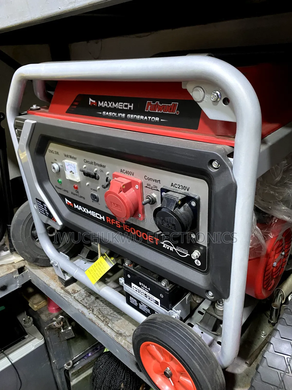 Maxmech 12kva RFS15000ET Three Phase Petrol Generator