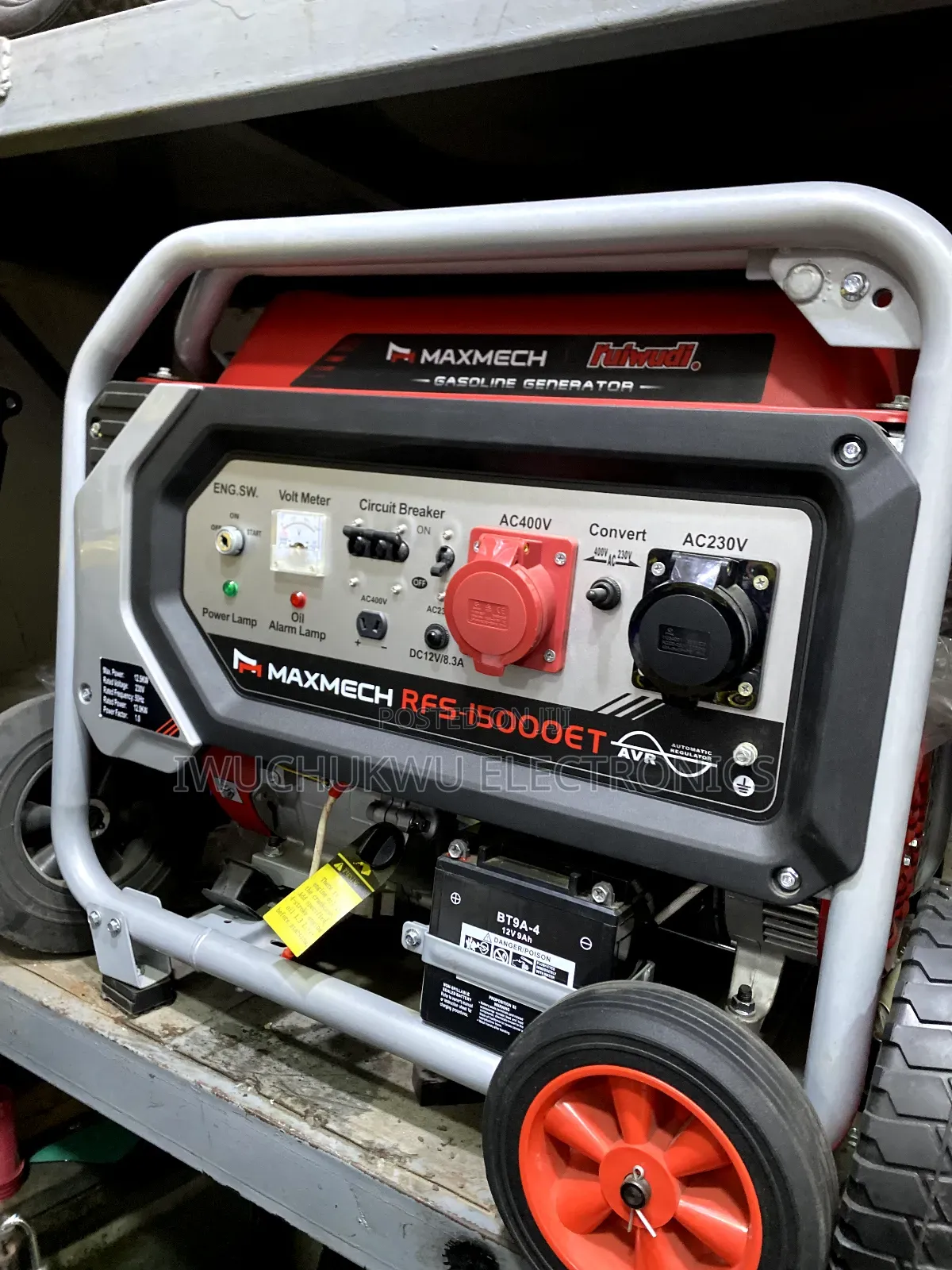 Maxmech Three Phase 12kva Petrol Generator With Warranty