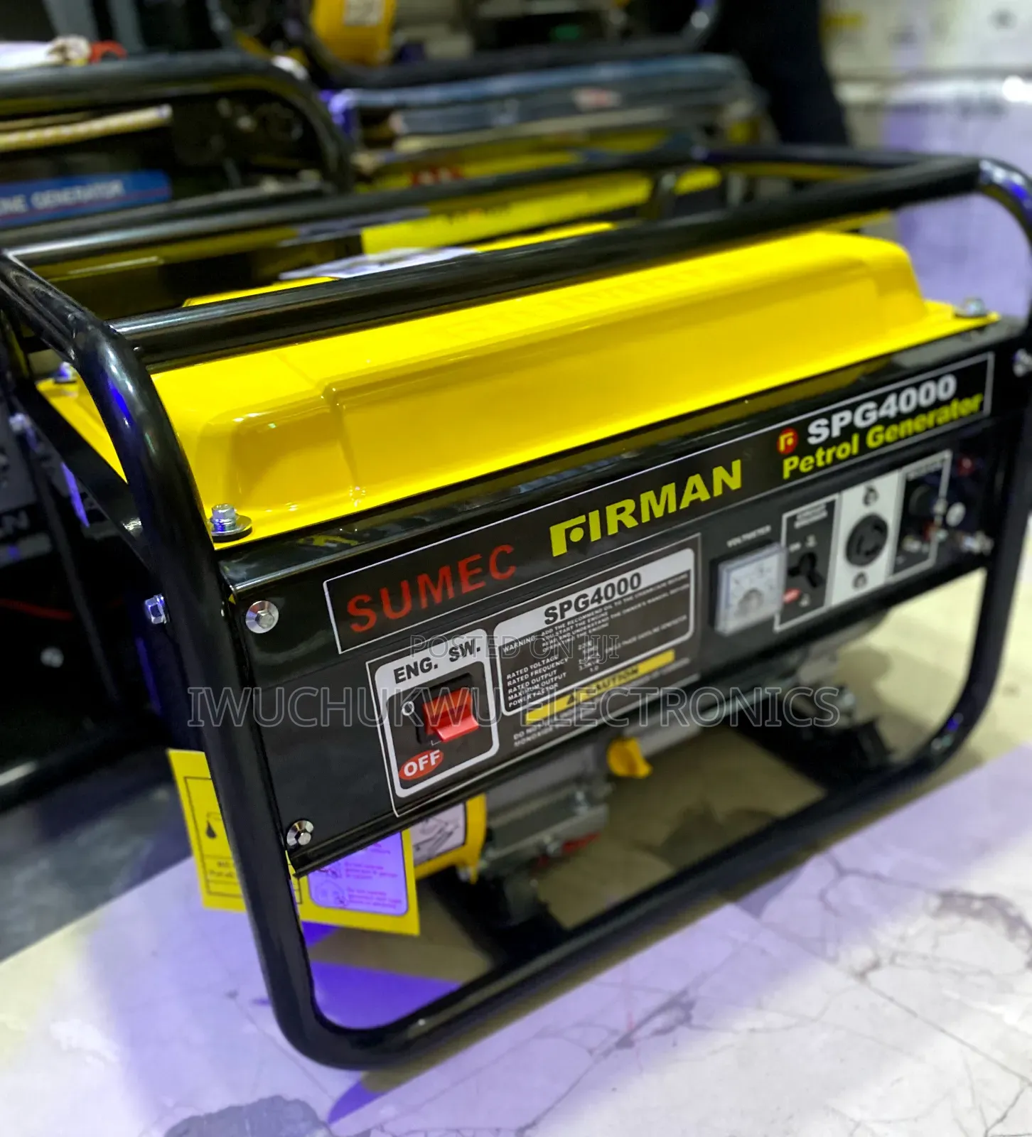 Model Spg4000 Sumec Firman Petrol Generator (100% Copper)