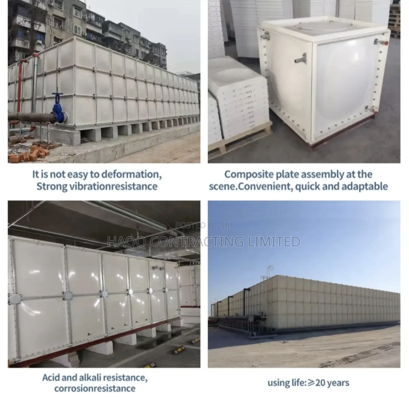 FRP GRP Panels Water Storage Tank Expert
