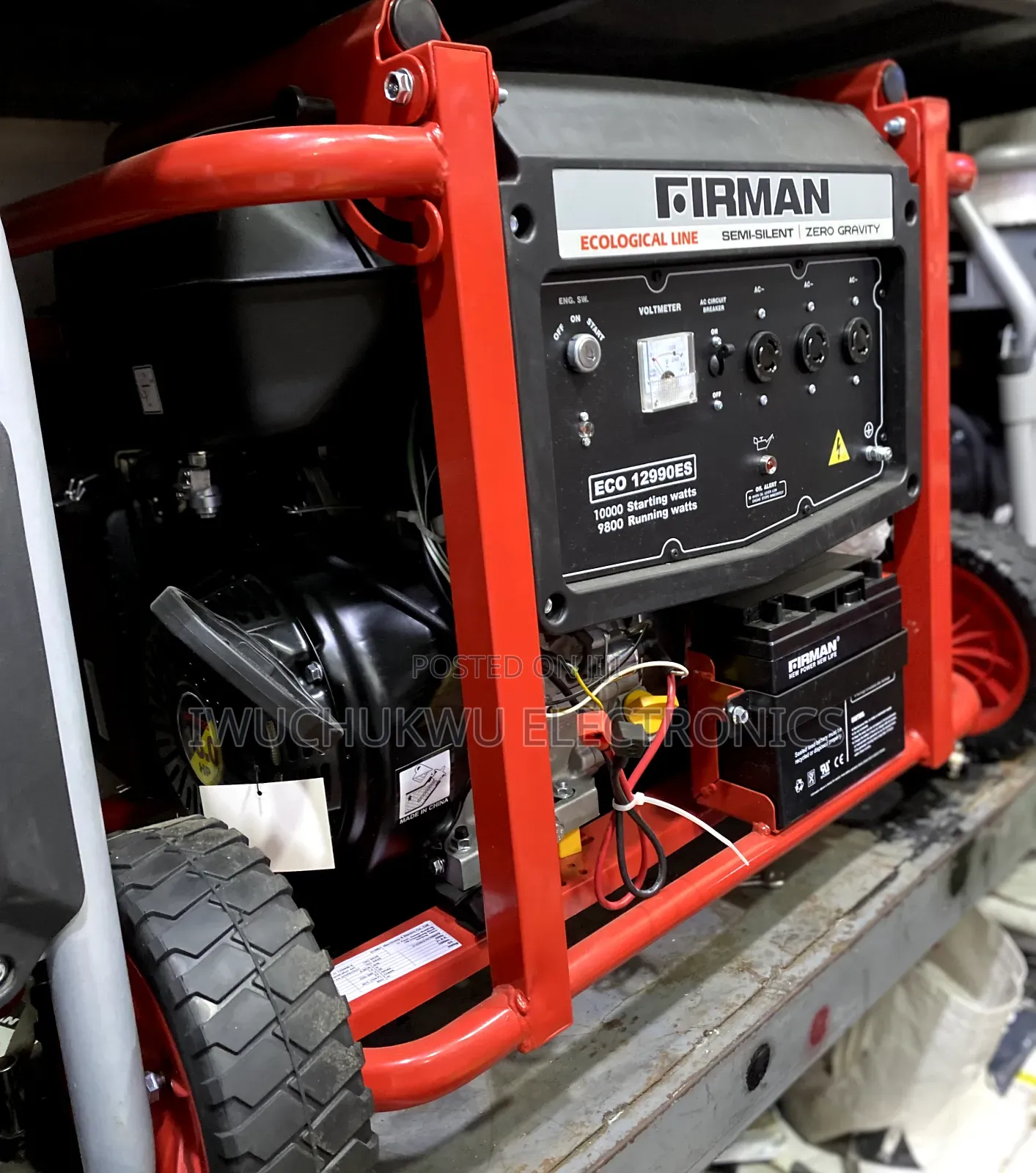 100% Copper Firman ECO12990ES Petrol Generator