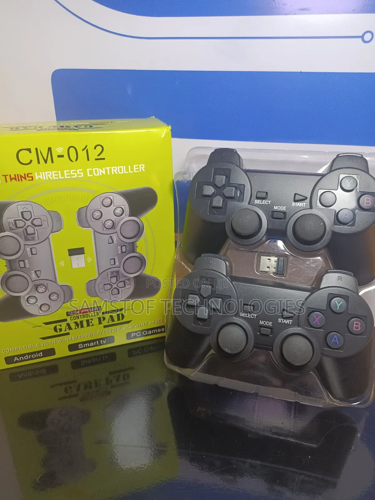 Wireless Double Game Pad Controller For PC Computer, Laptop