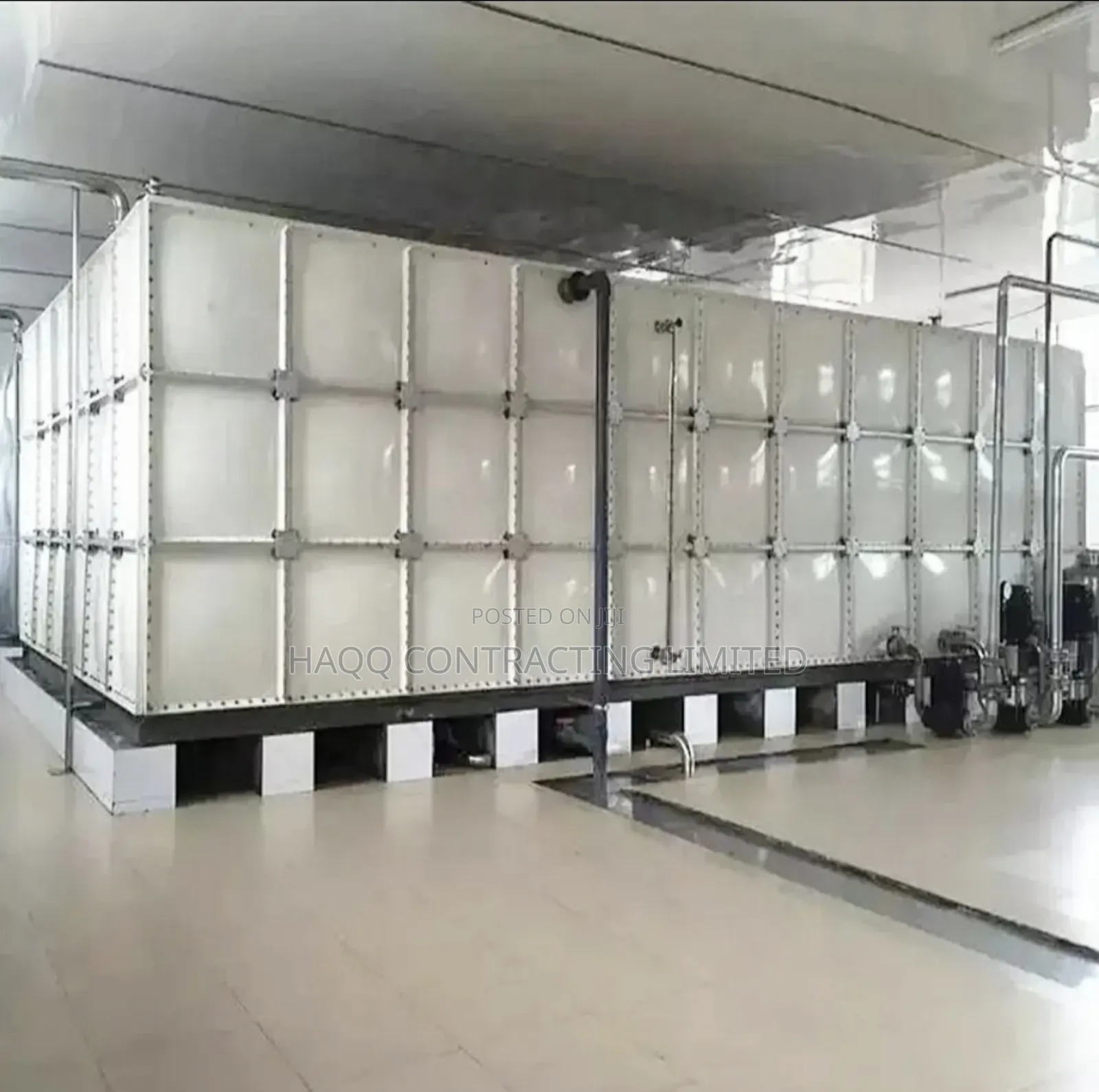 120,000 Litres GRP, FRP Fibreglass Water Tank