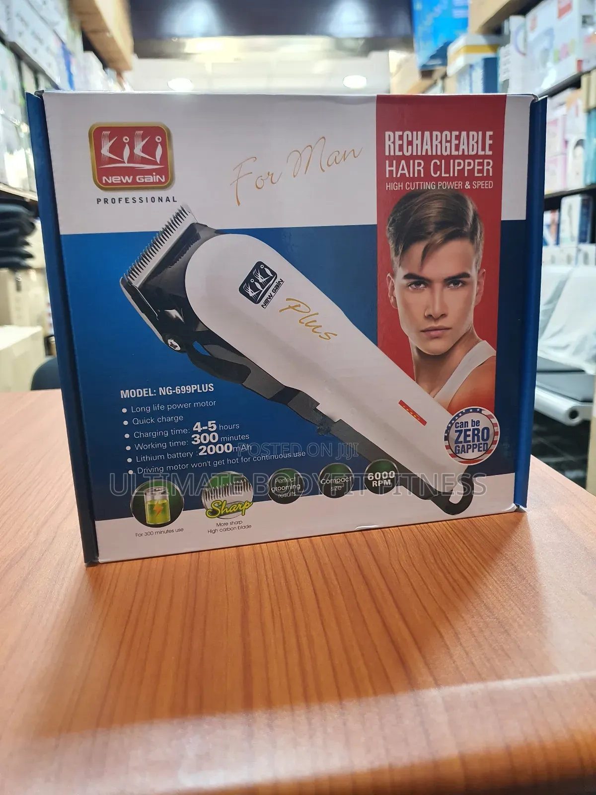 Brand New Original Kiki Gain Rechargeable Hair Clipper