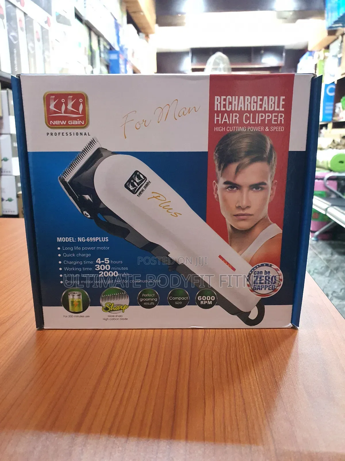 Brand New Original Kiki Gain Rechargeable Hair Clipper