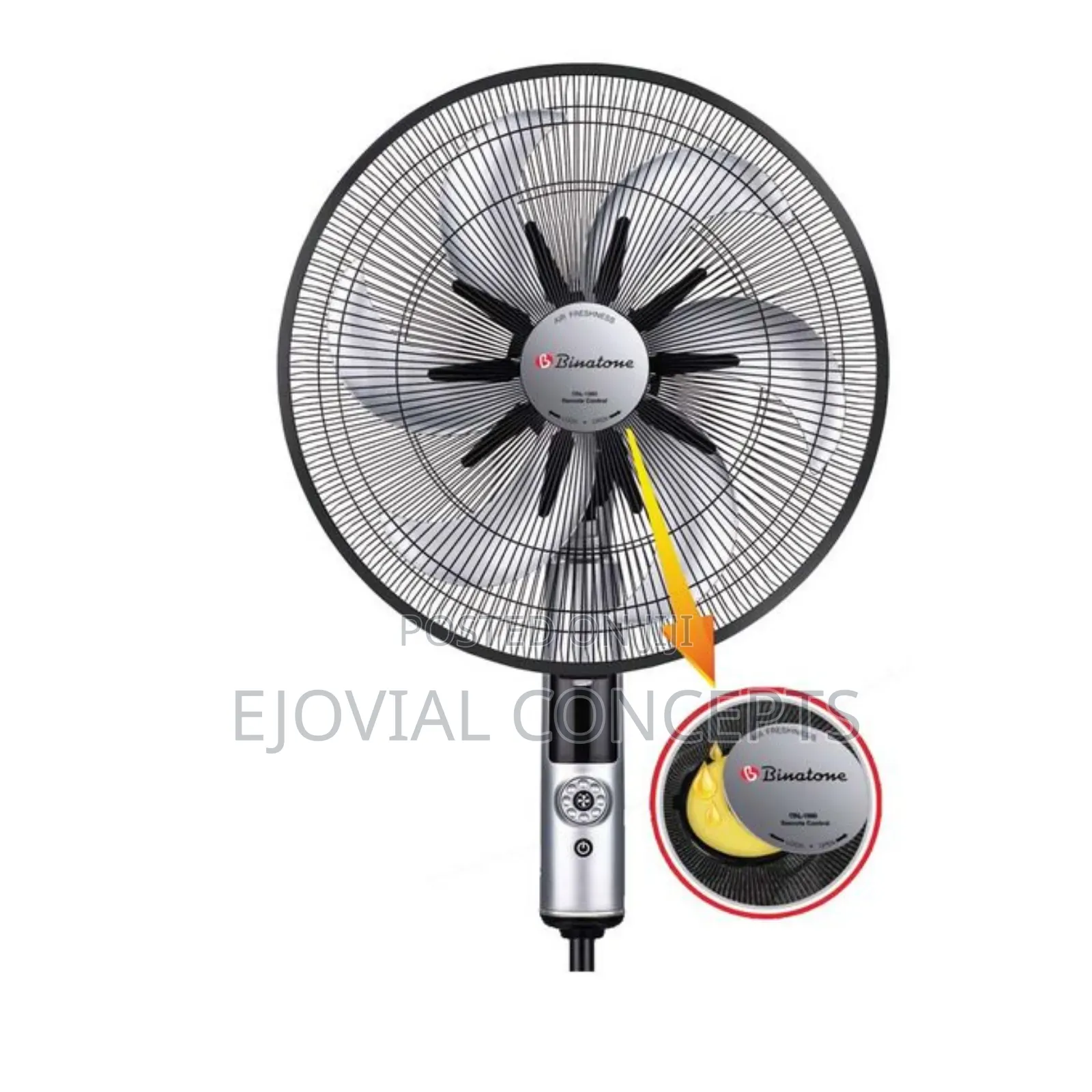 Binatone 18" Standing Fan With Remote Control (ITAL-1860)