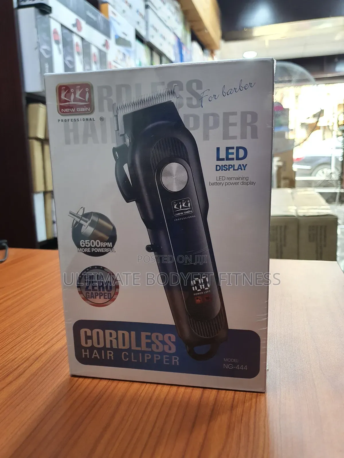 Brand New Kiki New Gain NG-444 Salon Cordless Hair Clipper