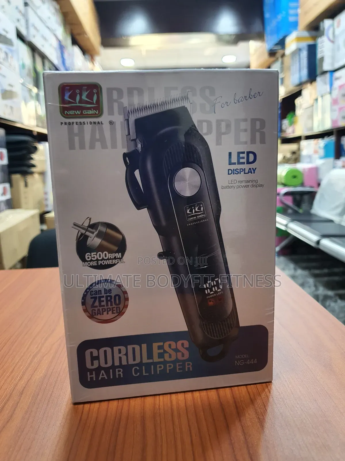 Brand New Kiki New Gain NG-444 Salon Cordless Hair Clipper