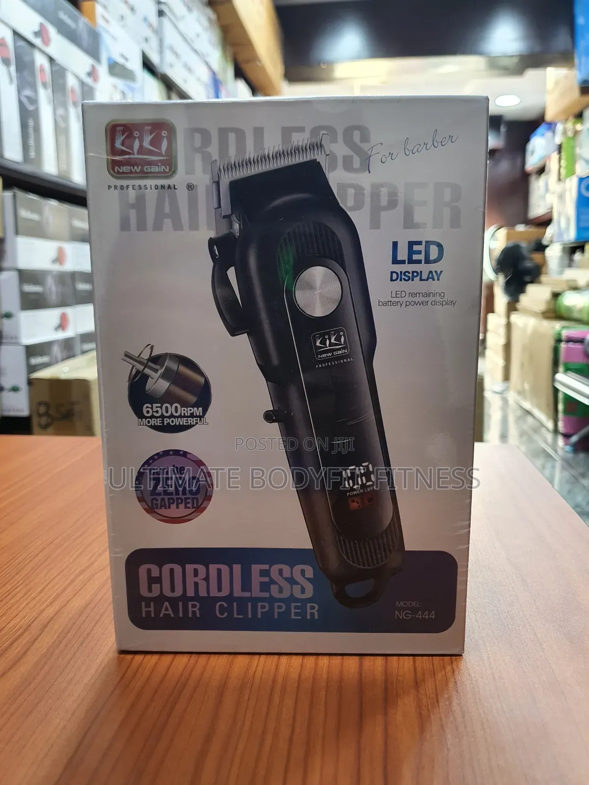 Brand New Kiki New Gain NG-444 Salon Cordless Hair Clipper