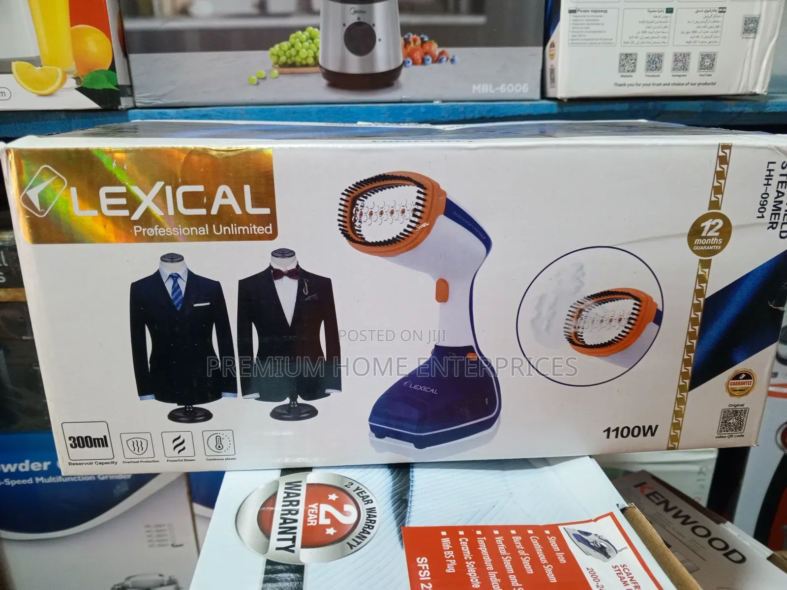 Lexical Handheld Garment Steamer 1100 Watts