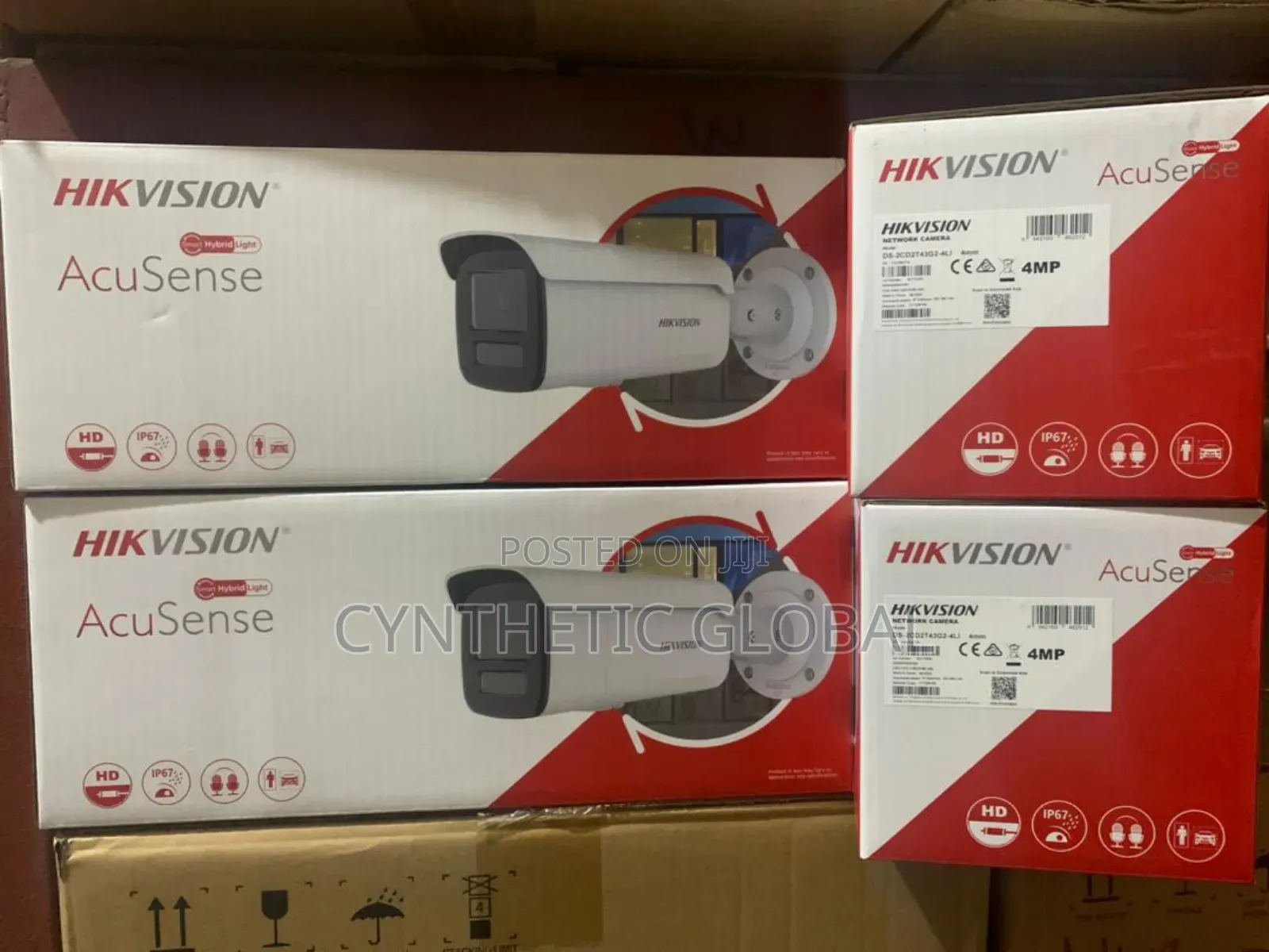 Hikvision Acusense 4mp Bullet Network Cameras-2cd2t43g2-4li