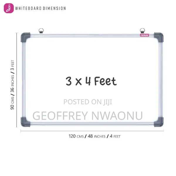 3X 4fts Dry-Erase Magnetic Whiteboard|Global Magnetic Board
