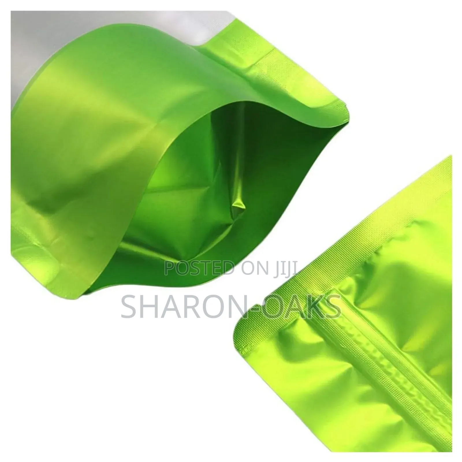 12x20 Green Mylar Aluminum Pouch