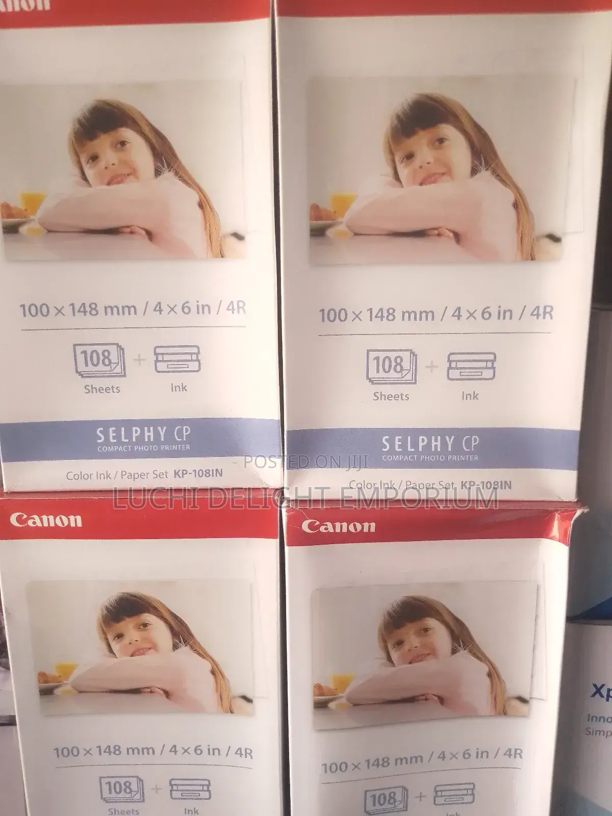 Canon Selphy Colour Photo Paper/Ribbon Ink Set - KP-108IN