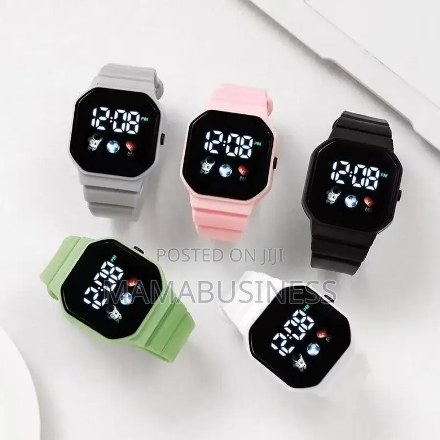 Led Watch - Pink, Black, White Colour