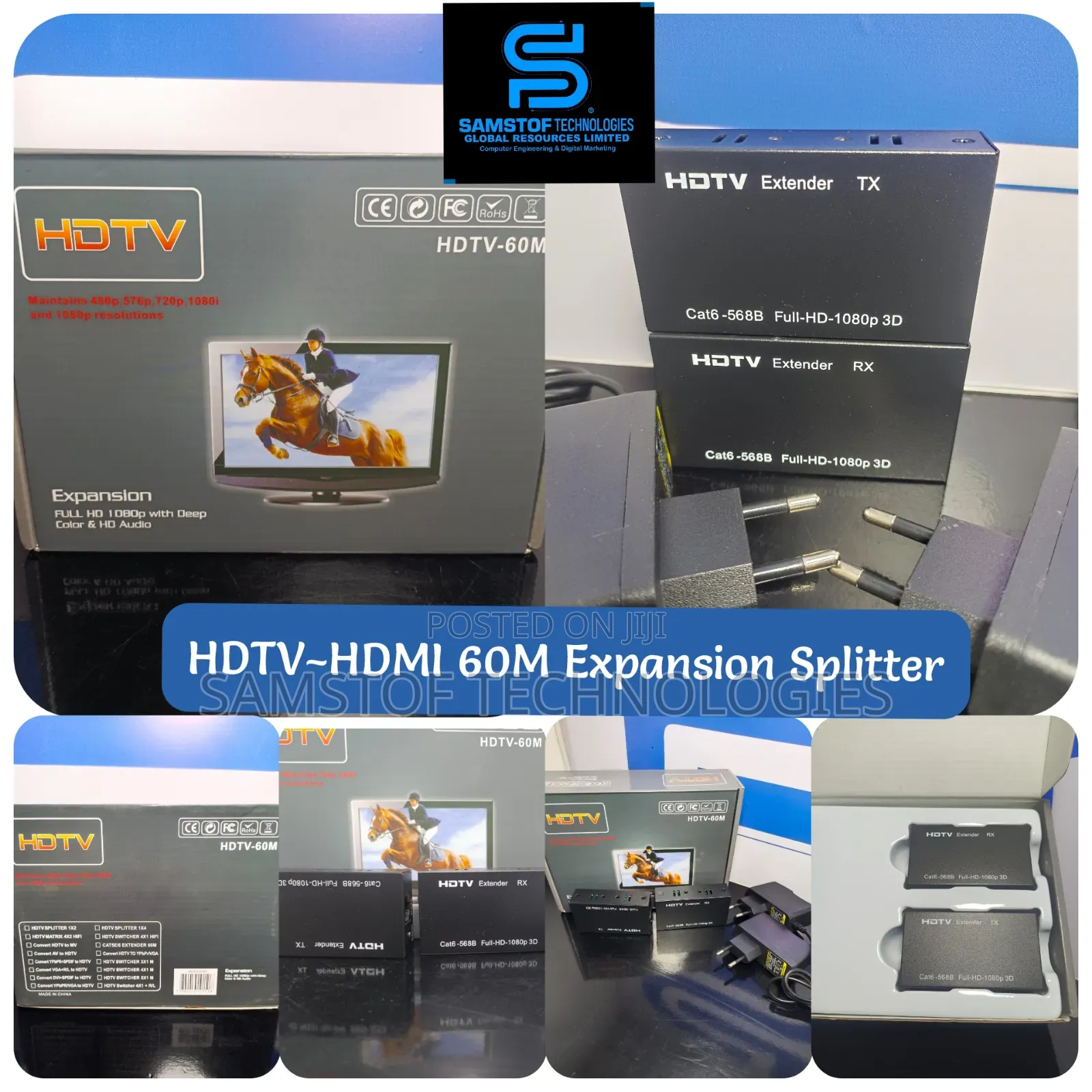 Hdtv~Hdmi 60 Meters Extender 1080p