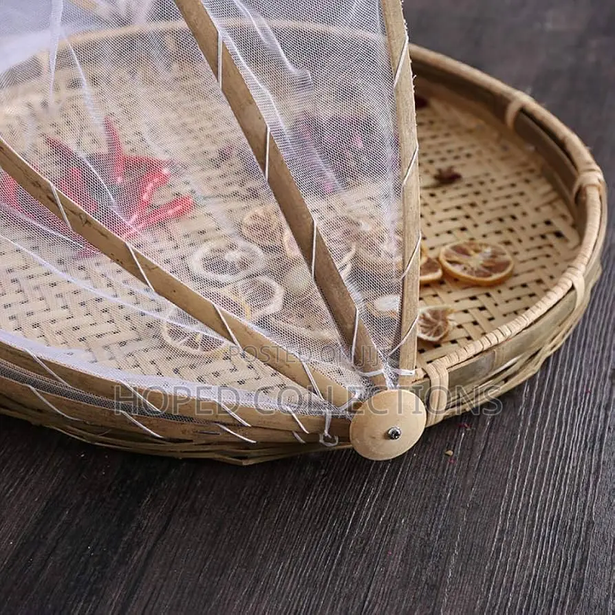 Bamboo Basket With Net