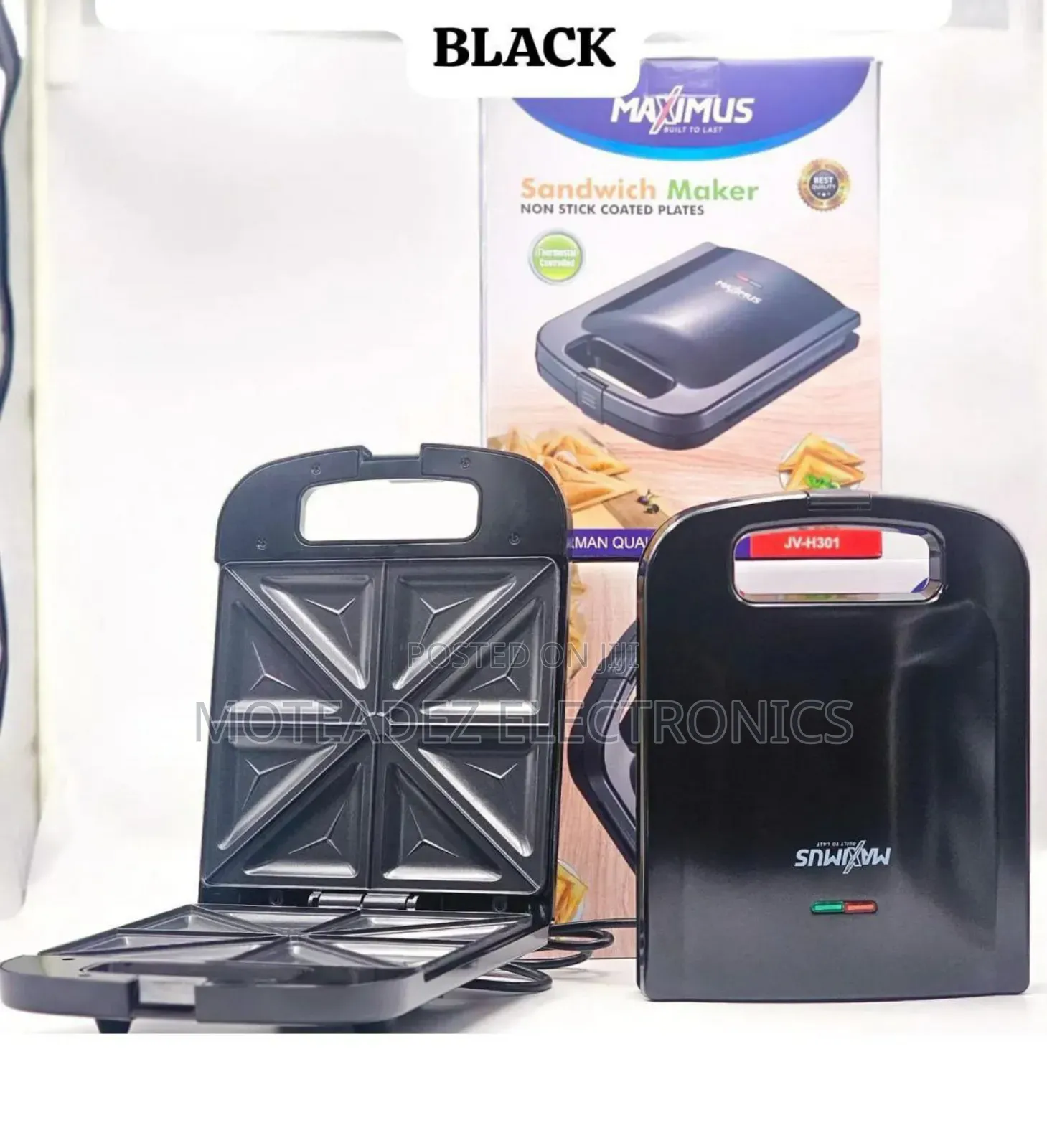 Maximus 4 Slice Non Stick Quality Sandwich Maker/Toaster