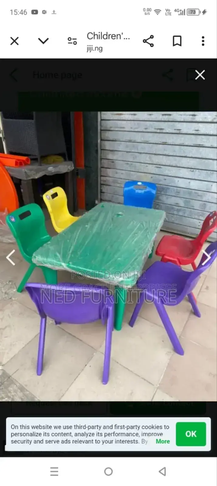 Children Chair And Table