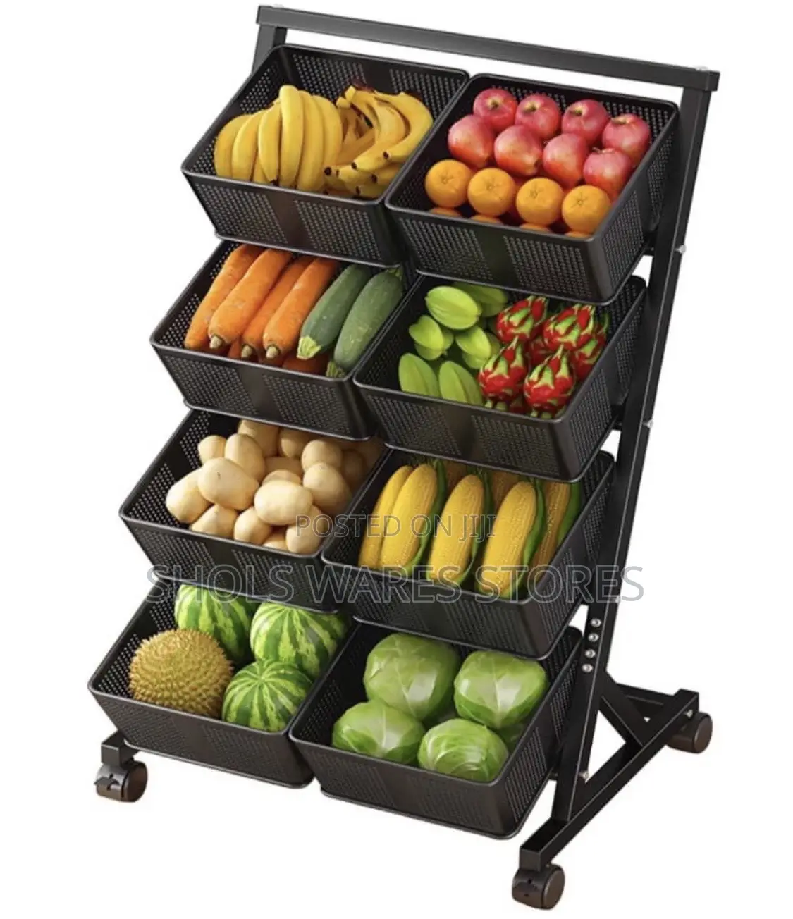 Vegetables Metal Storage Basket | Fruit Display Rack