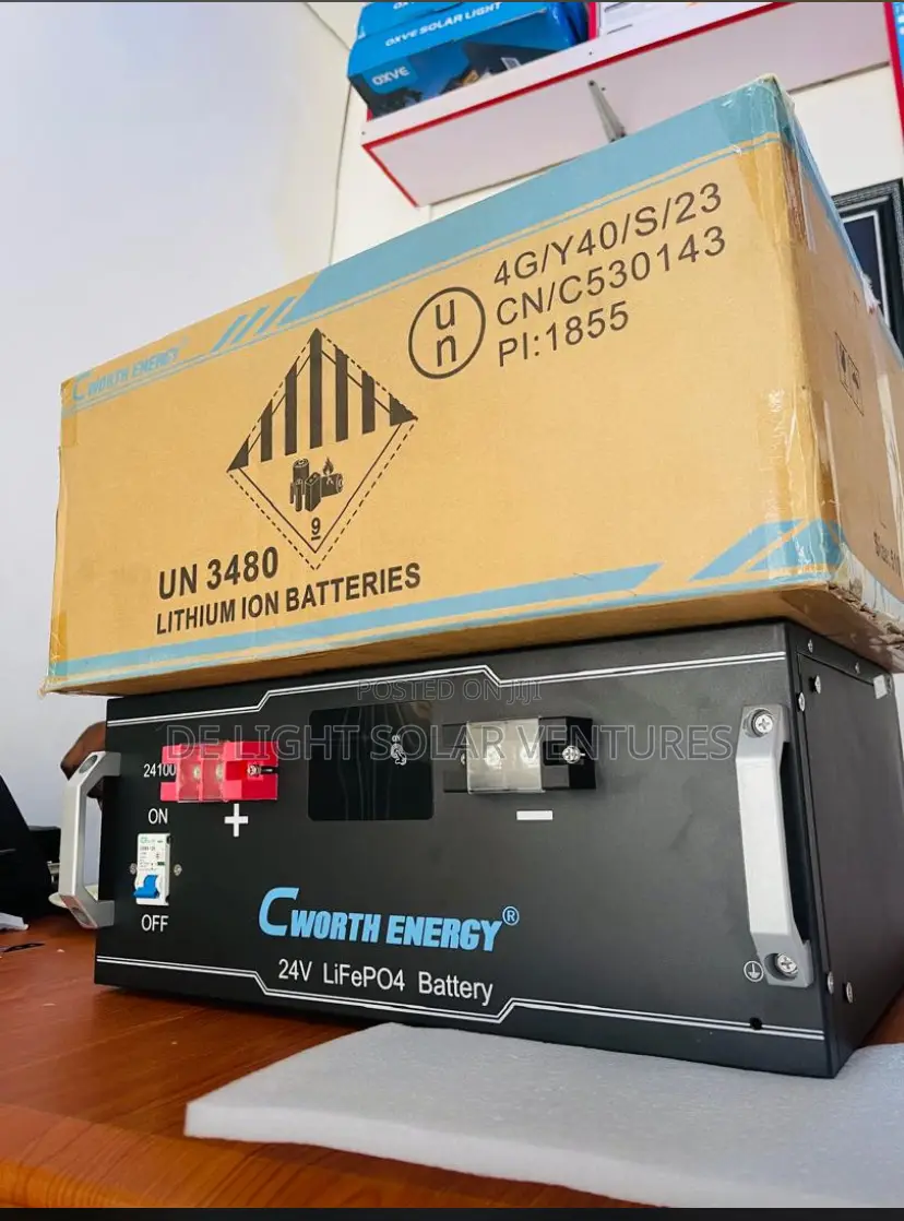 3.8kwh 24v Cworth Lithium Battery Available Now