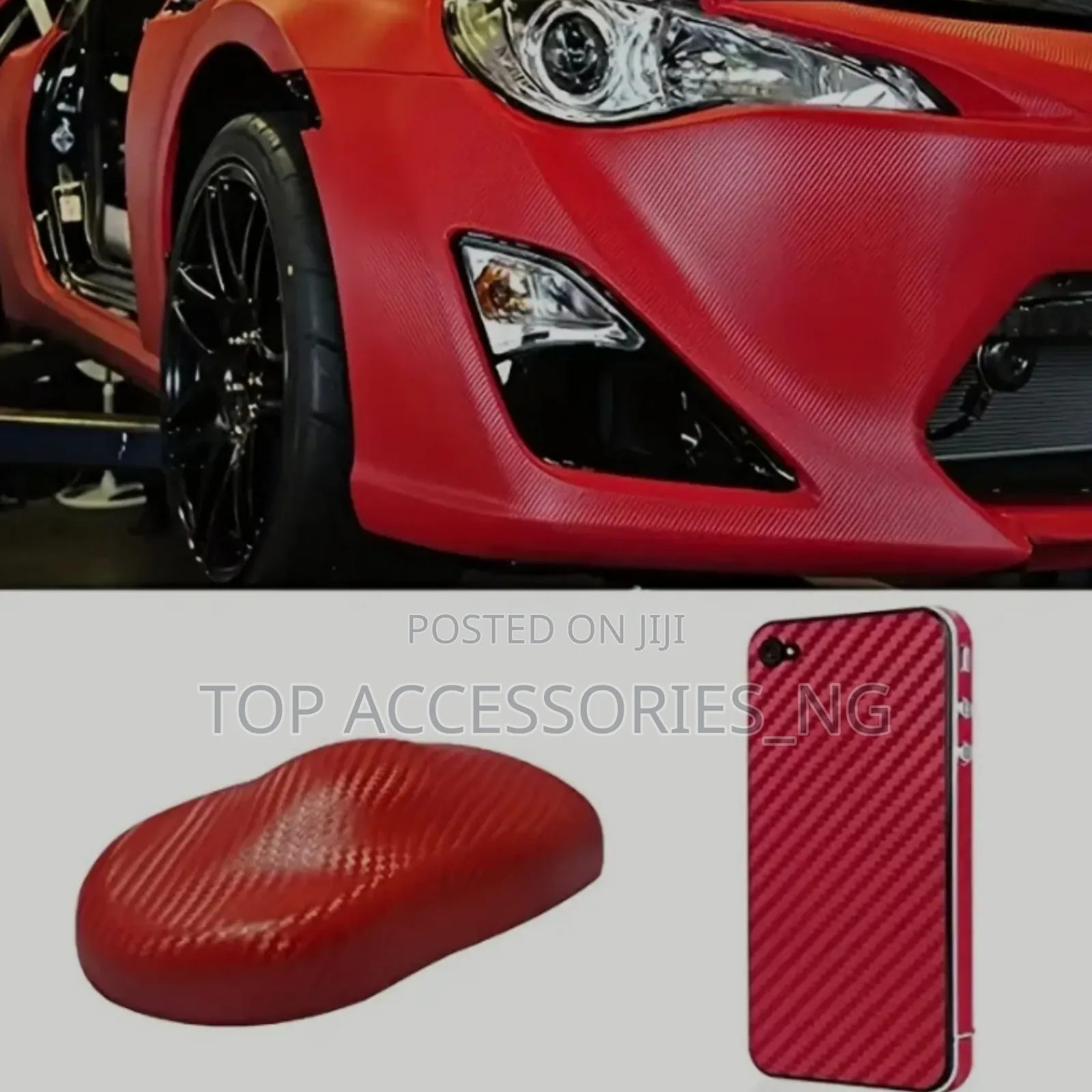 Car Interior and Exterior Carbon Fiber Car Wrap