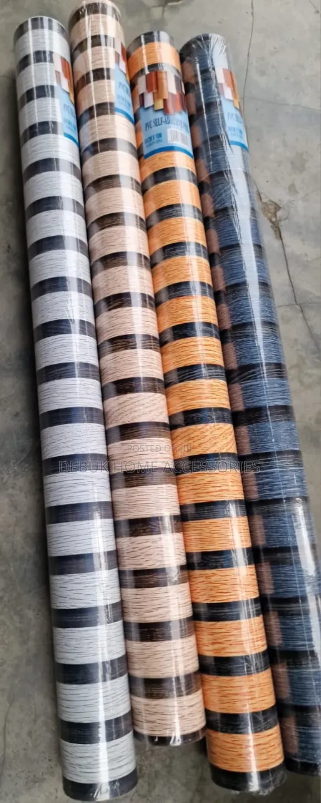 6sqm Self-Adhesive Fluted Wallpaper(10m/60cm)