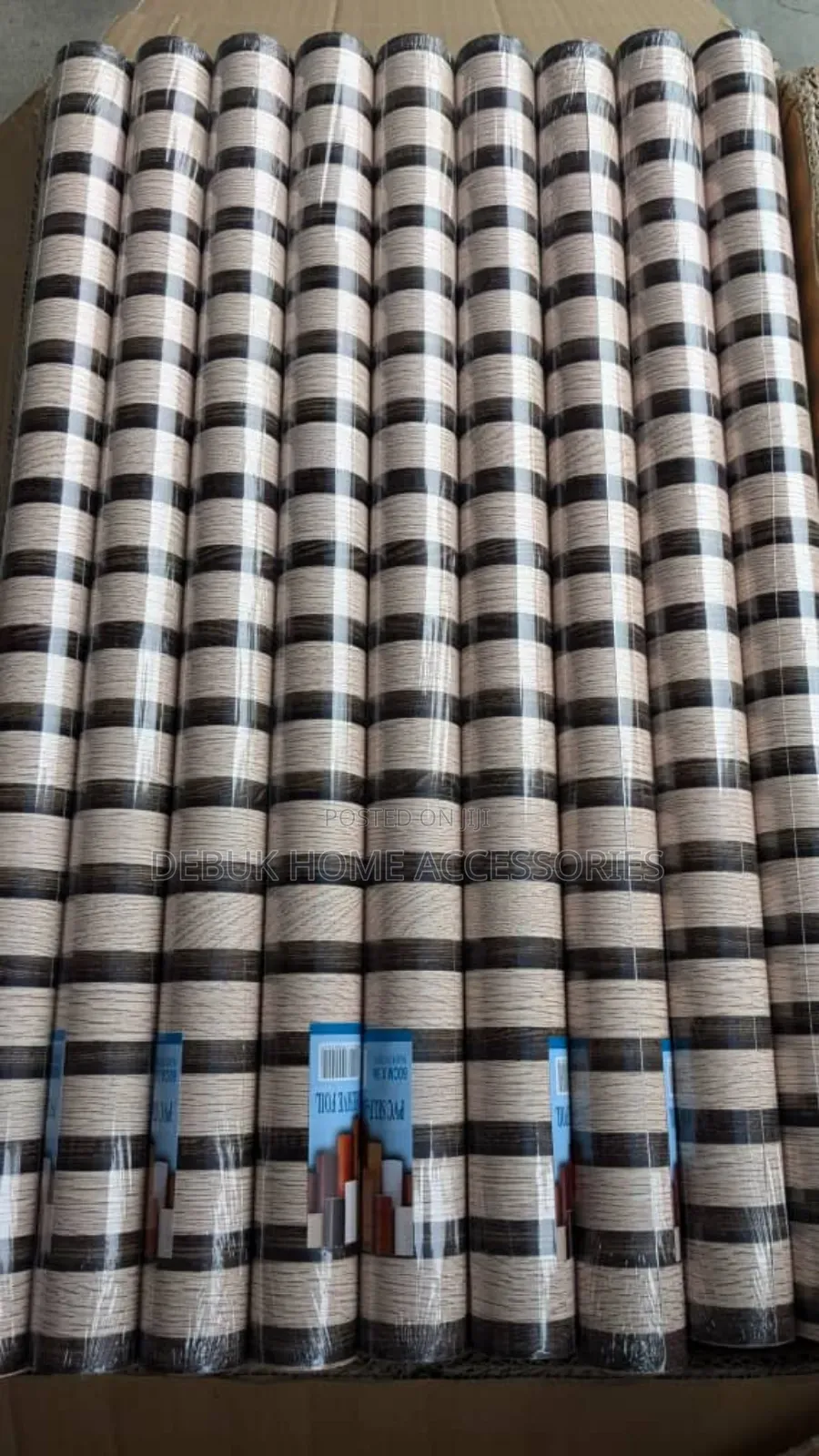6sqm Self-Adhesive Fluted Wallpaper(10m/60cm)