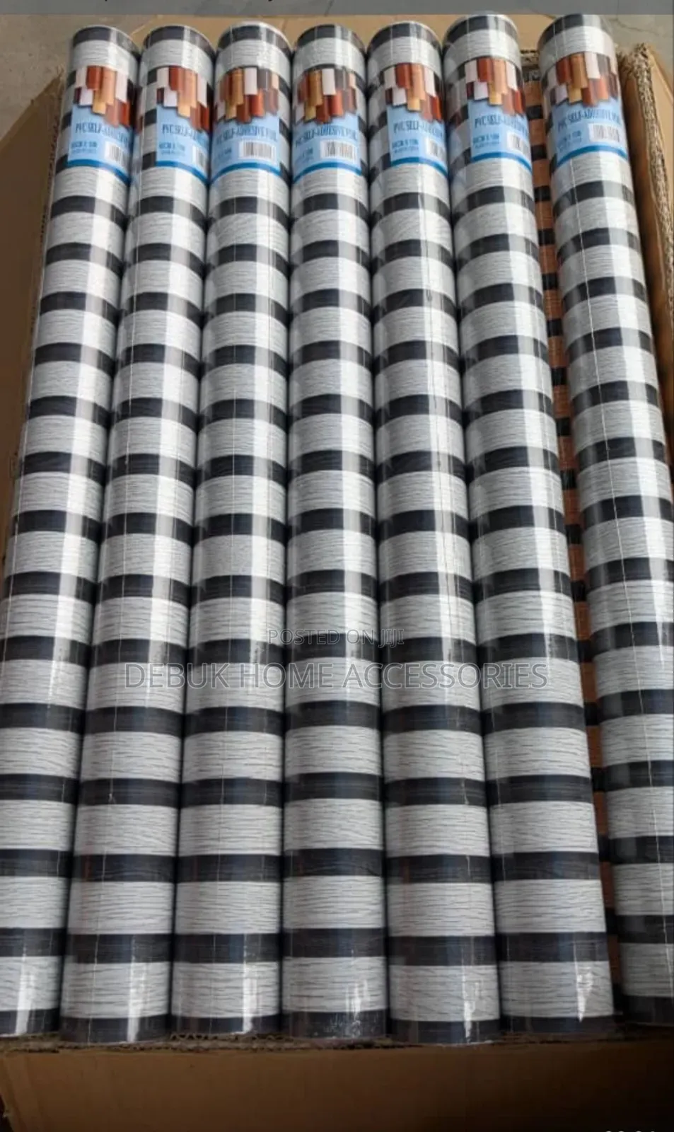 6sqm Self-Adhesive Fluted Wallpaper(10m/60cm)