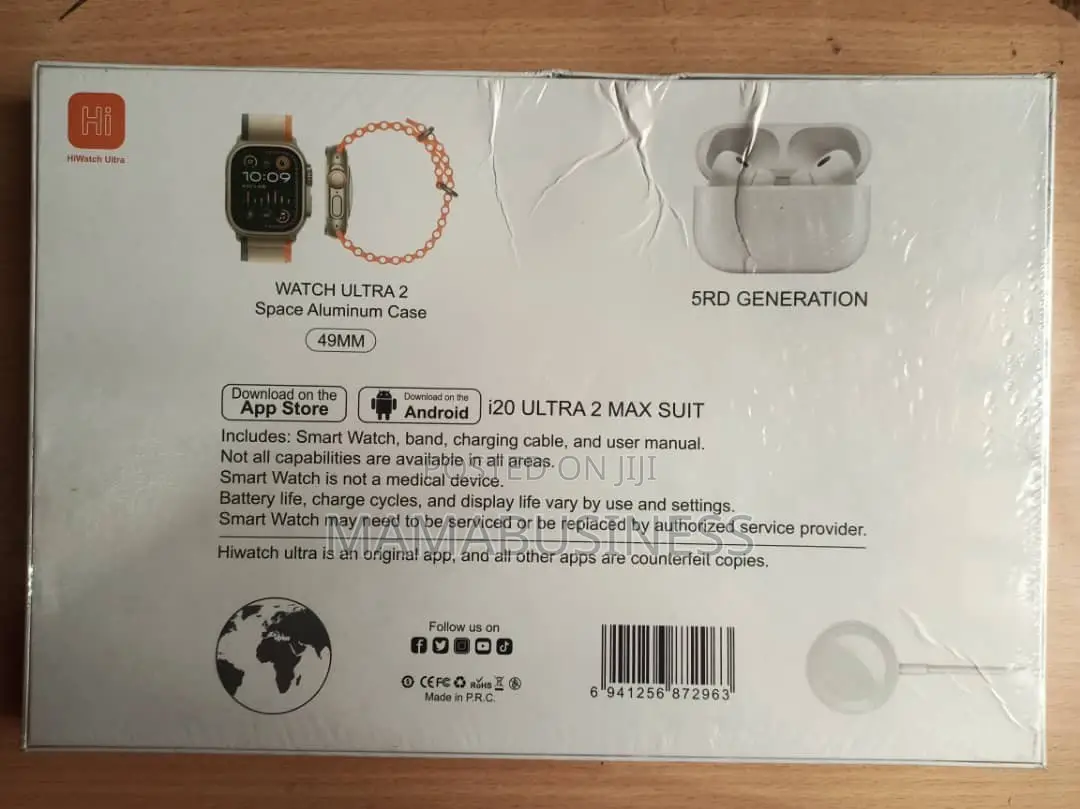 I20 Ultra 2 Max Suit Smart Watch