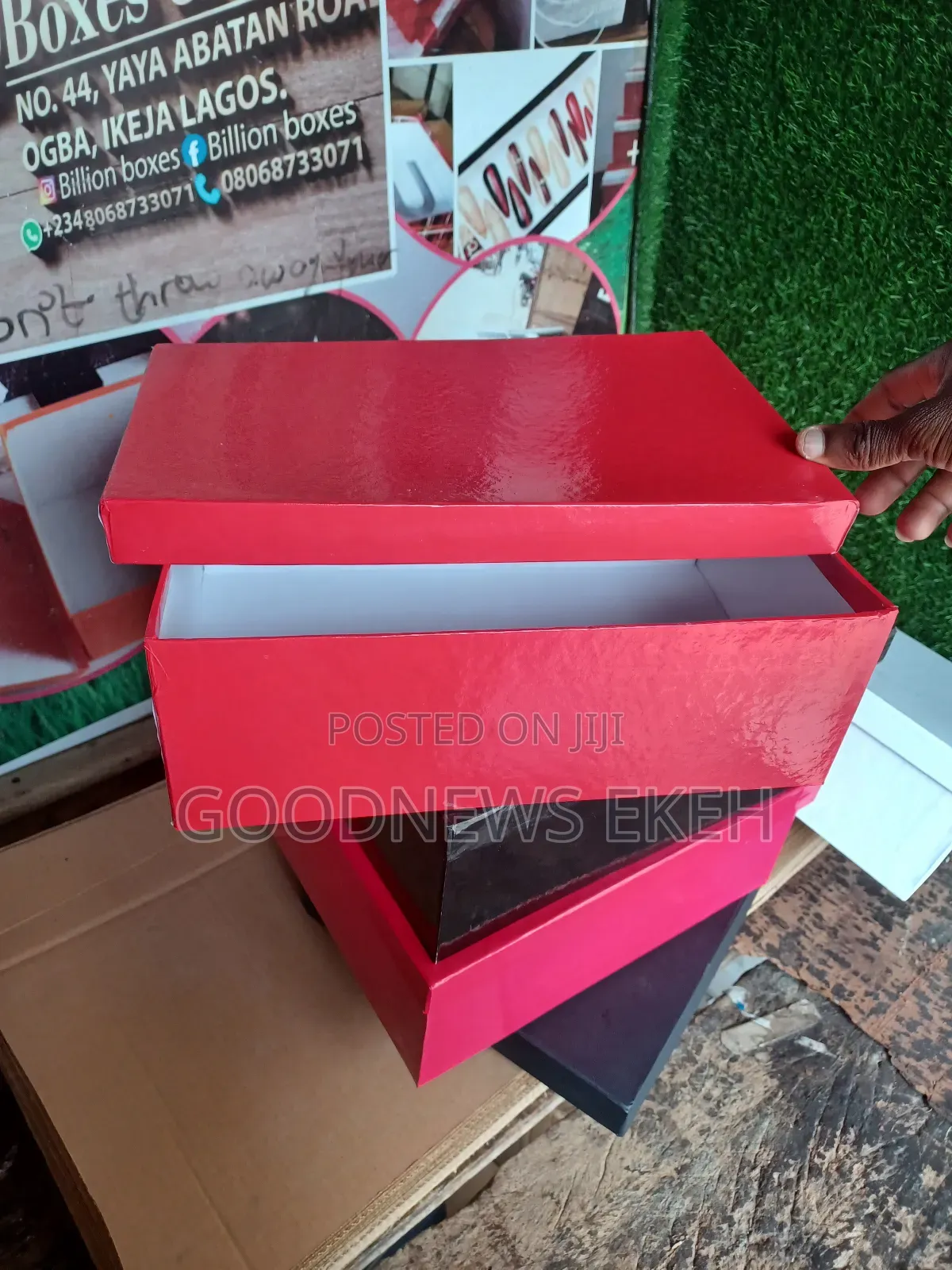 Red Gift Boxes 13x8x4.5inch