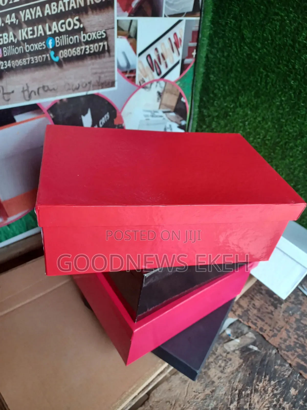 Red Gift Boxes 13x8x4.5inch