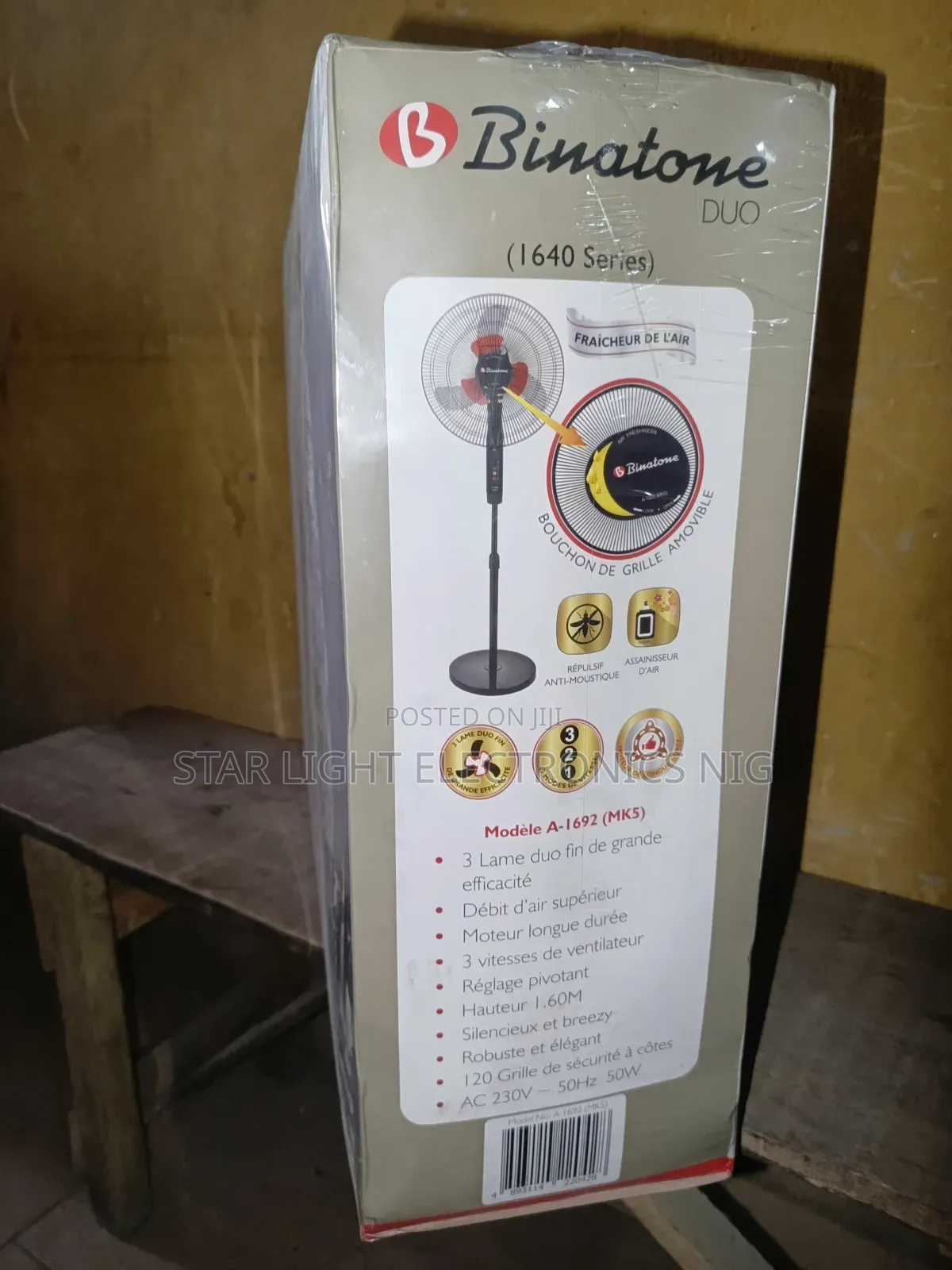 6 Blades Standing Fan
